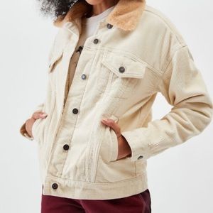 NWT Pacsun Cream Corduroy Jacket XS/S